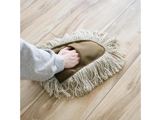 Stanley Home Products Washable Nylon Dry Mop - Removes Dust and Dirt from Surfaces and Hard to Reach Areas (Mop Head)