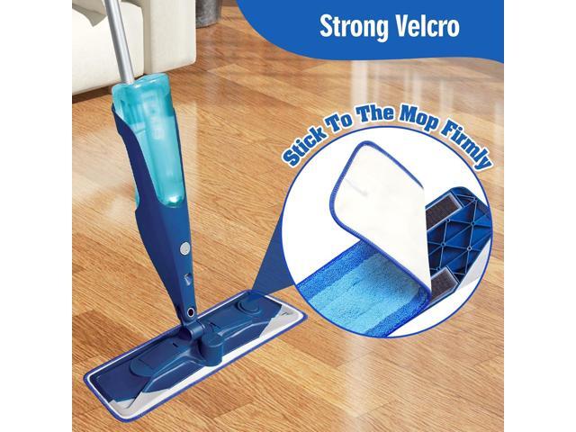 8 Pack Microfiber Cleaning Pads Compatible with Bona Mops, Safe for Hardwood and Hard-Surface Floors, Washable, Reusable