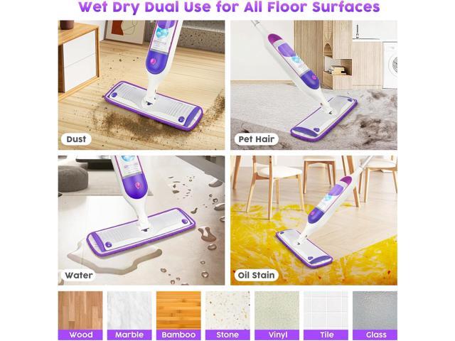 9 Pack Reusable Mop Pads Compatible with Swiffer PowerMop, Microfiber Mop Pads Refills Machine Washable, Durable, and Highly Absorbent Suitable for...