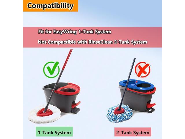 12Pack Spin Mop Replacement Heads,100% Microfiber Mop Head Replacement Compatible with Triangle Spin Mop, 360 Degree Spin Mop Refill for Easy House...