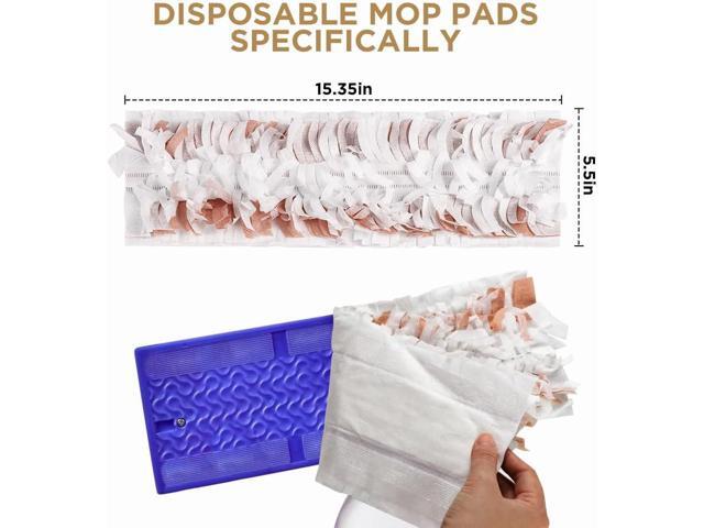Disposable Mop Pads for S. wiff. er PowerMop Wood Mopping Pad Refills - 20 Pack Wood Floor Cleaning Pads Absorb and Lock Dirt Safe on Finished...
