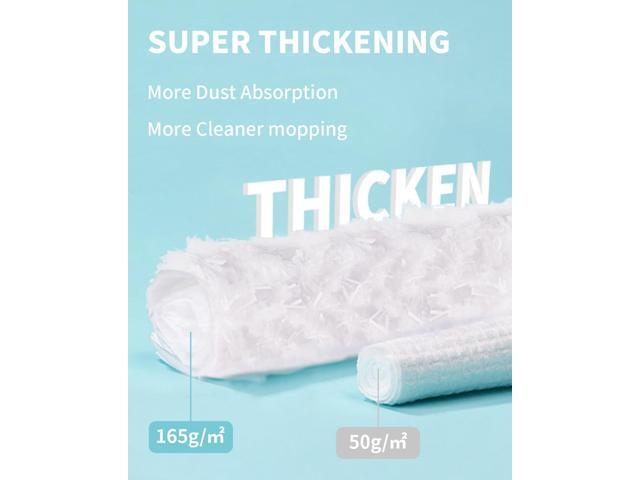 AIR U+ Dry Sweeping Cloth for Swiffer Sweeper mop, Heavy Duty Pet Floor Cleaning Dry Pads Refill, Thicken and Scrub, 30 Count