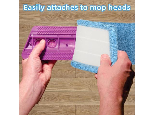 6 Pack Reusable Microfiber Pads for Rejuvenate Microfiber Mop, Compatible with Rejuvenate Click N Clean Multi-Surface Spray Mop, Machine Washable...
