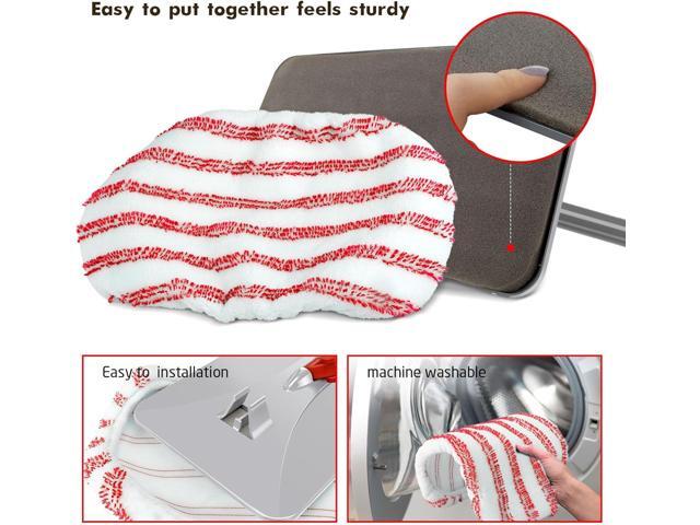 Masthome Extra Large Microfiber Mop for Floor Cleaning, 16 Flat Mop with 5 Pad for Wet & Dry Use, Dust Mop for Hardwood Laminate Tile Ceramic, 1...