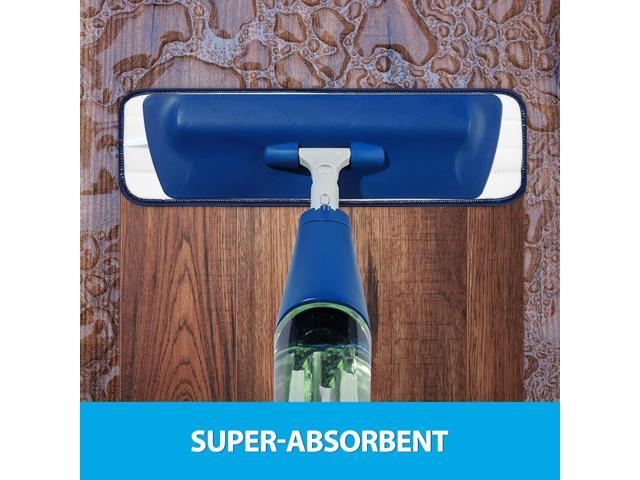 6 Pack Microfiber Cleaning Pads for Bona Mop, Safe for Hardwood and Hard-Surface Floors, Reusable Microfiber Mop Pads for 18 Inch Mop, No Residue,...