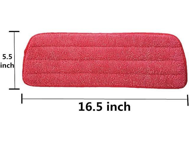 Microfiber Mop Replacement Pads for Wet/Dry Mop Floor Cleaning Pad Fit All Spray Mops (6 Pack)