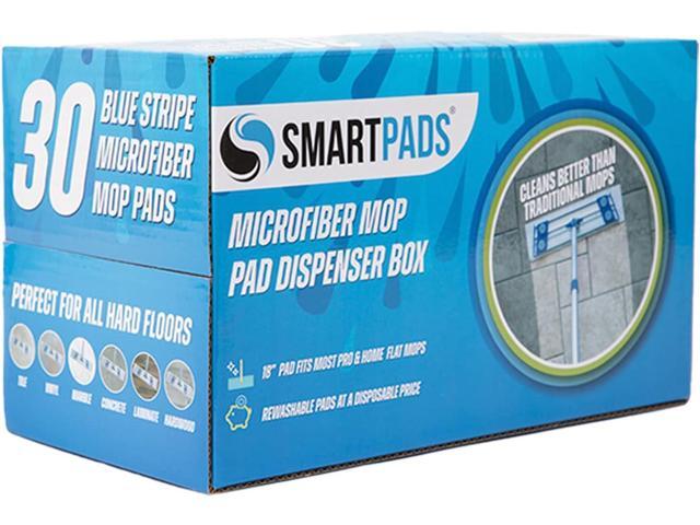 Arkwright Reusable Smart Pads Box - (Pack of 30) Disposable or Washable Microfiber Mop Pads Compatible with Swiffer Mop Heads, Dry and Wet Mops for...