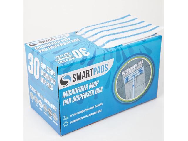 Arkwright Reusable Smart Pads Box - (Pack of 30) Disposable or Washable Microfiber Mop Pads Compatible with Swiffer Mop Heads, Dry and Wet Mops for...