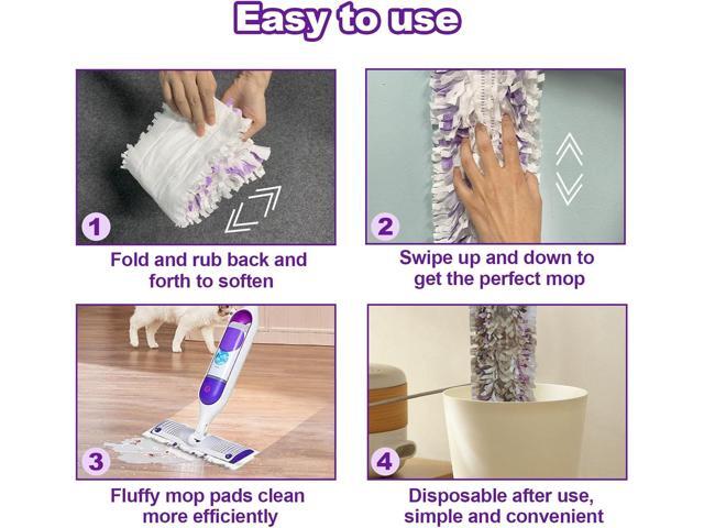 22 Count Disposable Power Mop Refills Compatible with Swiffer PowerMop Multi-Surface Floor Mop and Swiffer Power Mop Wood Mop, Power Mop Pads for...