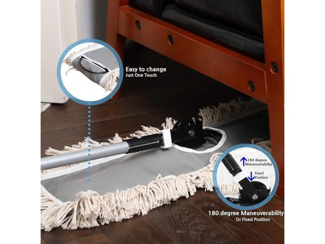2 Pack of 24 Cotton Refills for Industrial Class Floor Dust mop Series Can be fit with Others