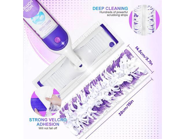 24 Pack Disposable Power Mop Refills Pads Compatible with Swiffer PowerMop Mop - Power Mop Pads Refill for Multi-Surface Floor Cleaning