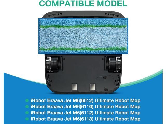 8 Pack M6 Mopping Wet Pads for iRobot Braava Jet m6 6110, 6012, 6112, 6113, Ultimate Robot, Wet Mopping Pads Compatible with Braava Jet m Series,...