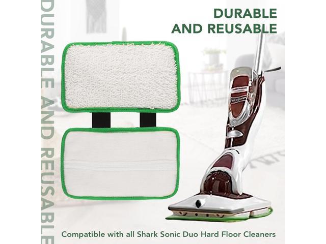 Mop Pads Replacement Compatible with Shark Sonic Duo Hardwood Floor Cleaner - Reusable and Washable Mop Cloth Refill (5 Pack)
