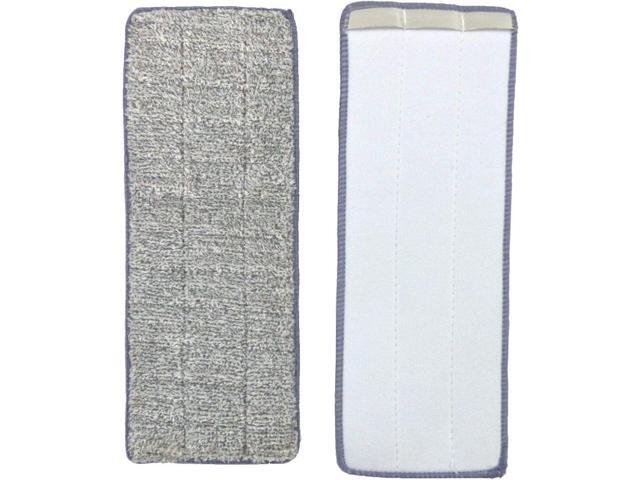 Bulletproof Microfiber Mop Replacement Heads - 5 Pack Washable Pads for Floor Cleaning Compatible with Tethys,Joy Moop & Most 11 - 13 Flat Squeeze...