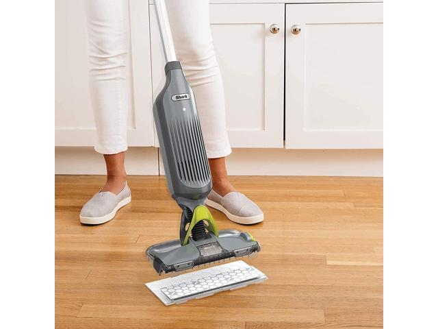 Shark VMP40 VACMOP Disposable Hard Floor Vacuum and Mop Pad Refills, Hardwood Floor Mop Pad, Shark Hard Floor Pads, 10 Count (Pack of 4) (Packaging...
