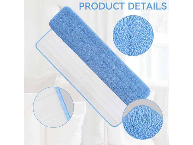 Replacement Microfiber Pad for Rubbermaid Commercial 24 Inch Mop Head - 8 Pack Wet & Dry Commercial Cleaning Refills Reusable Mop Refills Fit for...