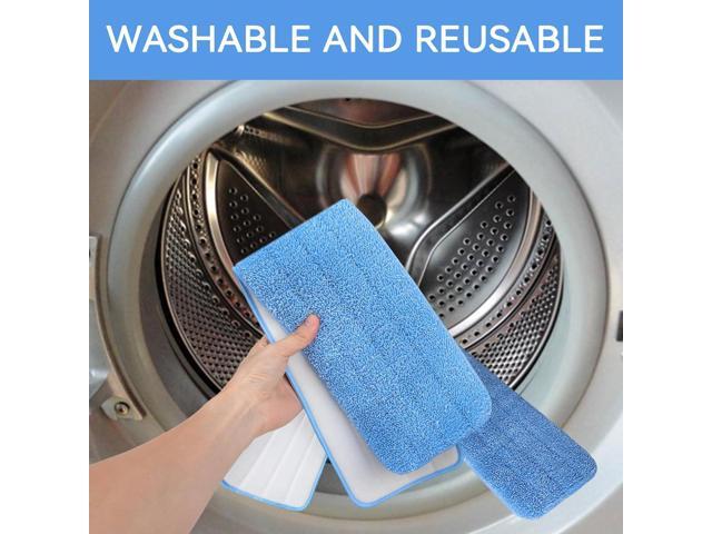 Replacement Microfiber Pad for Rubbermaid Commercial 24 Inch Mop Head - 8 Pack Wet & Dry Commercial Cleaning Refills Reusable Mop Refills Fit for...