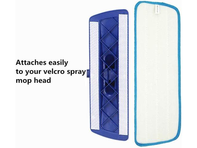 10 Pack Microfiber Spray Mop Replacement Heads for Wet/Dry Mops Floor Cleaning Pads Compatible with Bona Floor Care System