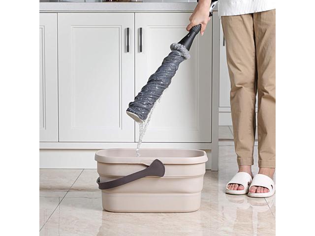 Eyliden Collapsible Bucket, Bucket for Cleaning Mop, 10L(2.6Gallon) Multiuse Foldable Water Pail, Portable Handy Basket for Cleaning Mop, Camping,...