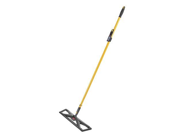 Rubbermaid Commercial Products Maximizer Quick-Change Fixed Dust Mop Handle, Yellow (2018823)