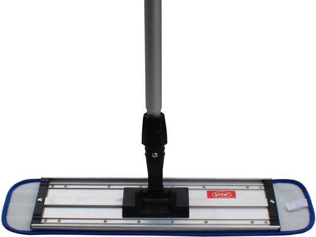 Ultimate Microfiber Flat Mop Kit - 5 Pads, Aluminum Handle, and Frame for Effortless Cleaning