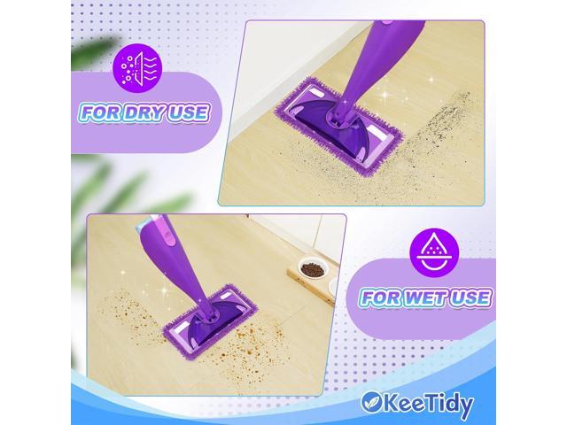 Wet Pads Refill for Swiffer - WetJet Hardwood Floor Cleaner Spray Mop Pad Refill Reusable Microfiber Wet Jet Pads (5 Pack)