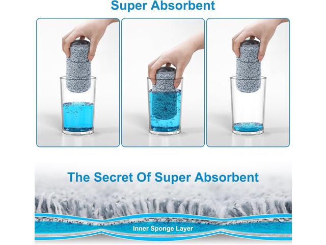 Aifacay Microfiber Mop Head Replacements for Flat Floor Mop and Bucket Set, 13 Inch Reusable Microfiber Mop Pad Refills for Floor Cleaning Hard...