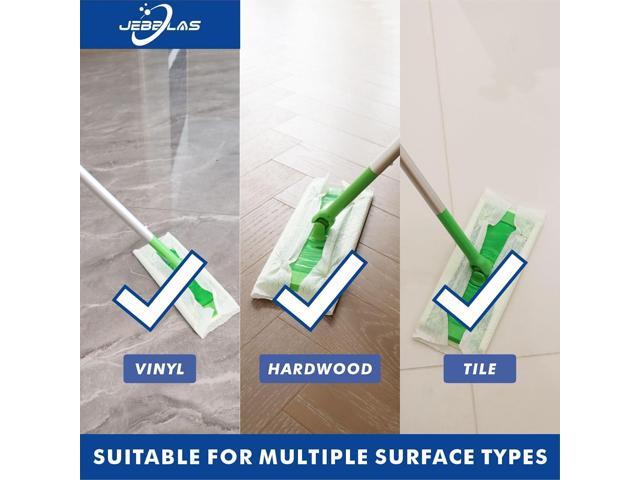 JEBBLAS Disposable Mop Refills Dry Sweeping Pad for Floor Mop Sweeping Cloths Multi Surface Refills, 240 Count