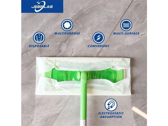 JEBBLAS Disposable Mop Refills Dry Sweeping Pad for Floor Mop Sweeping Cloths Multi Surface Refills, 240 Count