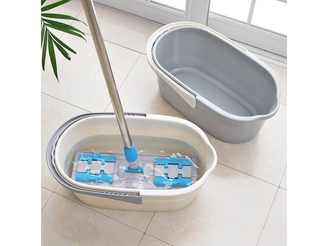 Haundry 4.5 Gallon Cleaning Bucket, Good Grips Household Mop Bucket for Cleaning Supplies, Cleaning Caddy Organizer Basket with Handle, 17.1L, White