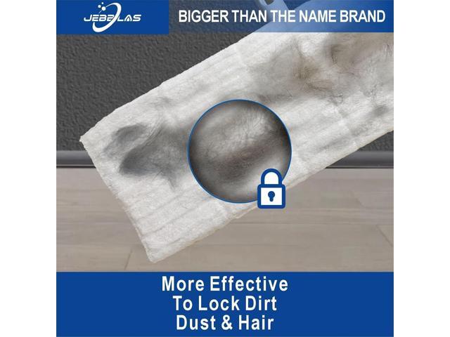 JEBBLAS Disposable Mop Cloth Dry Sweeping Pad for Floor Mop Sweeping Cloths Multi Surface Refills, 120 Pcs/Pack