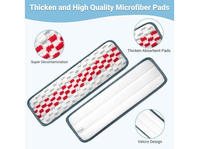 Reusable Mop Pads Compatible with Swiffer PowerMop (5 Pack), Microfiber Power Mop Refills Machine Washable Power Mop Pads Replacement 15.7 x 5.0...