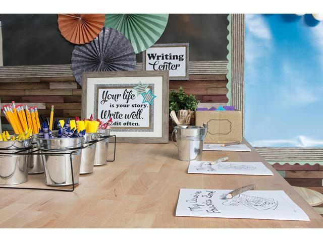 Teacher Created Resources Buckets Set, Set of 6, Metal (TCR6076)