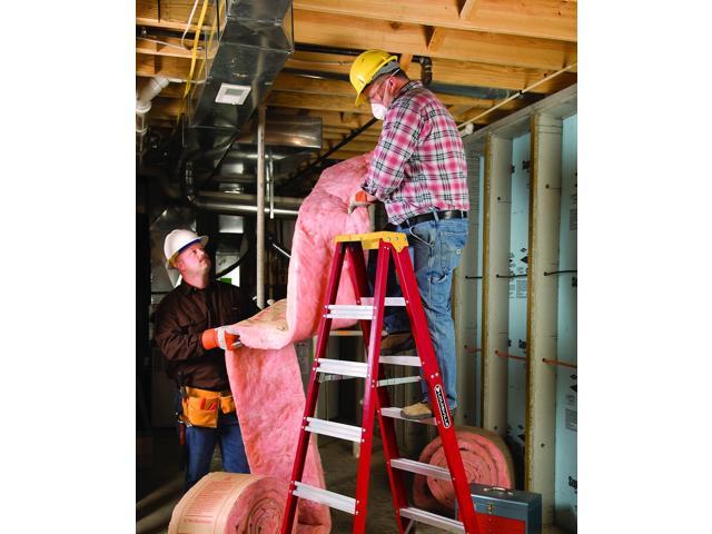 Louisville Ladder 4-Foot Fiberglass Step Ladder, 300-Pound Load Capacity, Type IA, L-3016-04