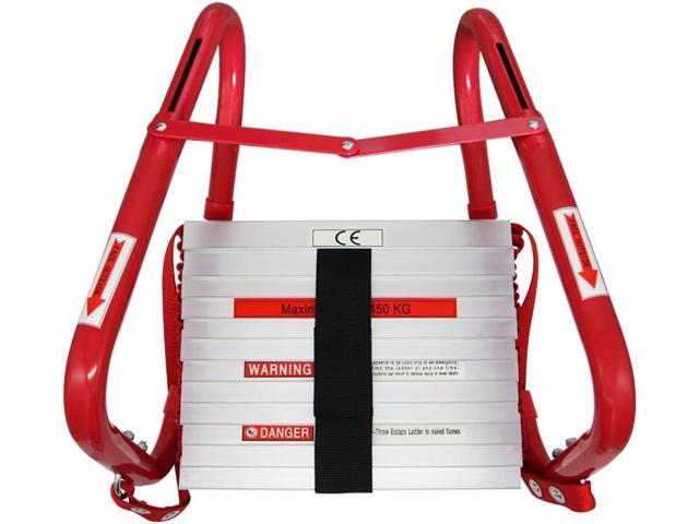 Hausse Retractable 2 Story Fire Escape Ladder, 13 Feet