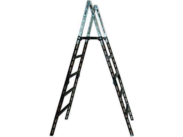 MoJack 24001 Easy Step Ladder, Folding Lightweight Ladder, 300lb Sturdy Steel Ladder, Lightweight, Portable Steel Ladder, Top Platform with...