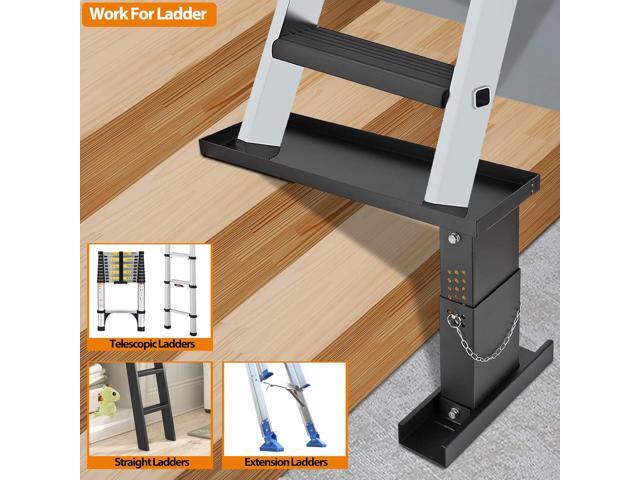 Ladder Extender Pro, Ladder Stabilizer High Strength, Ladder Leveler 13.4-19 Adjustable Height Range for Single and Extension Ladders