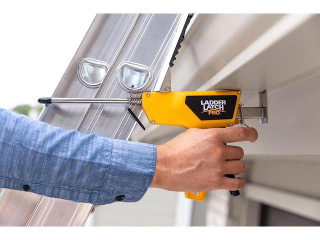 Ladder Latch Pro - Ladder Safety Device - Lightweight, Installs in Seconds with One Hand