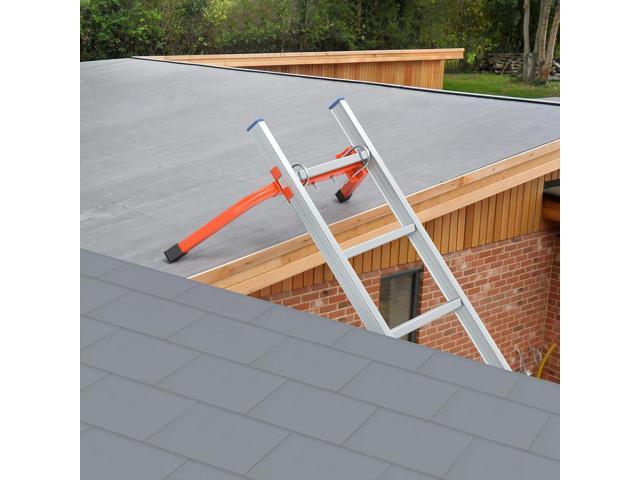Mr IRONSTONE Ladder Stabilizer, Extended Ladder Stabilizer Accessory for Roof Gutt, Wing Span/Wall Ladder Stand-Off, Ladder Attachment, Orange,...