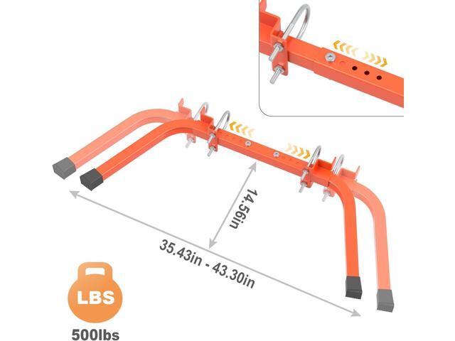 Mr IRONSTONE Ladder Stabilizer, Extended Ladder Stabilizer Accessory for Roof Gutt, Wing Span/Wall Ladder Stand-Off, Ladder Attachment, Orange,...