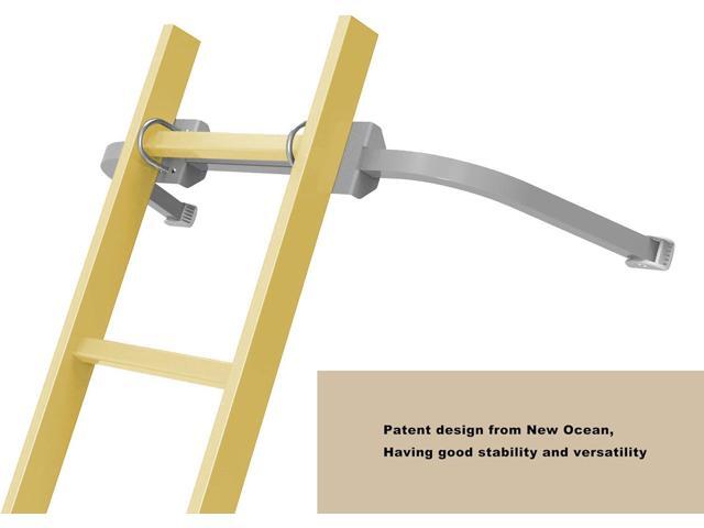 Ladder Stabilizer Accessory for Roof Gutter, Wing Span/Wall Ladder Standoff, Heavy Duty Extension Ladder Stabilizer, Easy Use, 375 lbs Weight Rating