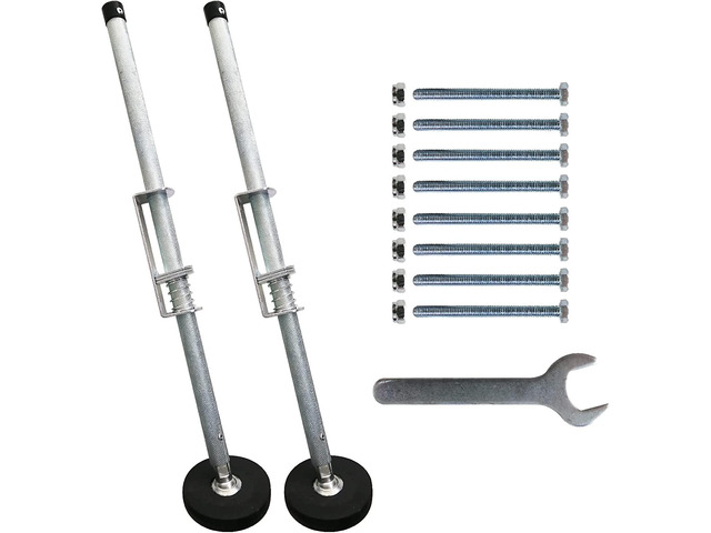 Ladder Leveler Pair,Ladder Accessories Tools Working on Stairs, Adjustable Ladder Leveler for Stable Platform and Ground Level for All...