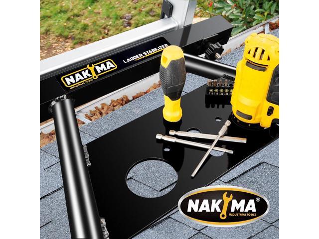 Ladder Stabilizer, Ladder Stabilizer for Roof, Wall Ladder Standoff Aviation Grade Aluminium, Adjustable Length 22-29.5' Ladder Stabilizer...