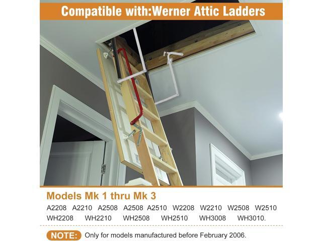55-1 Attic Ladder Spreader Hinge Arms with Springs,Compatible with Werner (Mk1 Thru Mk3),A2208 A2210 A2508 A2510 W2208 W2210 W2508 W2510 WH2208...