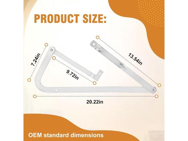 55-1 Attic Ladder Spreader Hinge Arms with Springs,Compatible with Werner (Mk1 Thru Mk3),A2208 A2210 A2508 A2510 W2208 W2210 W2508 W2510 WH2208...