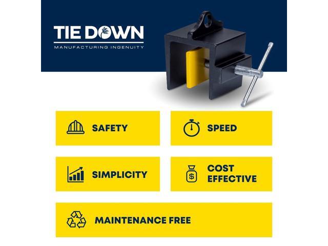 Tie Down Ladder Stability Anchor System Stabilizer Kit for Ladders w/3Ft Strap Fits-Connects-Clicks in Seconds Safety Device for...