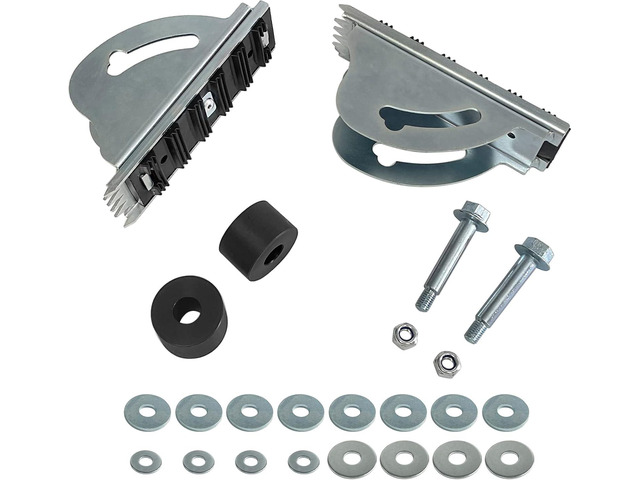 Ladder Feet for Extension Ladder, Anti-Skid Feet Accessories, Replacement Parts for Aluminum Ladders, 2-Pack Shoe Kit