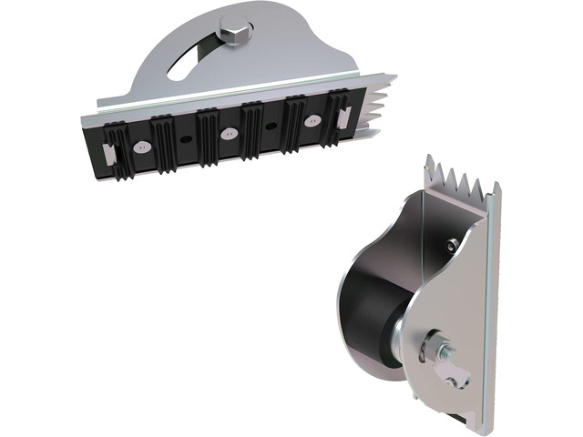 Ladder Feet for Extension Ladder, Anti-Skid Feet Accessories, Replacement Parts for Aluminum Ladders, 2-Pack Shoe Kit