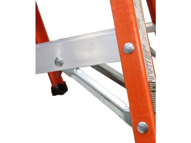 LITE 4-Foot Fiberglass Step Ladder, 300-Pound Load Capacity, Type IA, LP-3011-04
