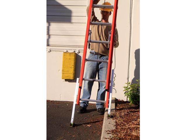 Werner PK80-2 Master Pk80 Automatic Ladder Leveler with Safety Shoes, Aluminum, 1 Pc, Silver